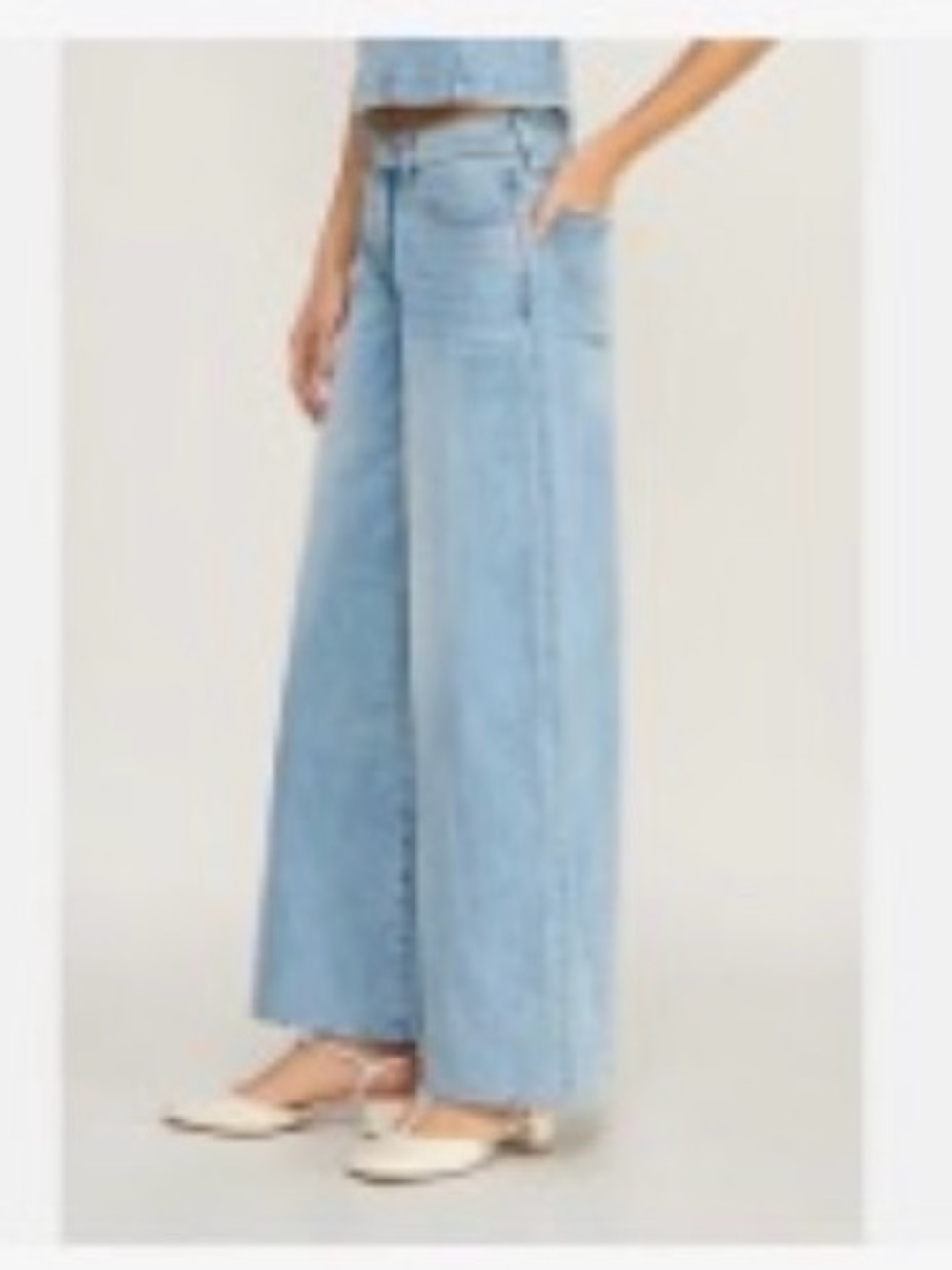 Miss Love stretch light wife leg denim pants size large